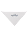 Big Silver White Mustache Dog Bandana 26-Dog Bandana-TooLoud-White-One-Size-Fits-Most-Davson Sales