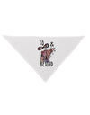 TooLoud To infinity and beyond Dog Bandana 26 Inch-Dog Bandana-TooLoud-White-One-Size-Fits-Most-Davson Sales