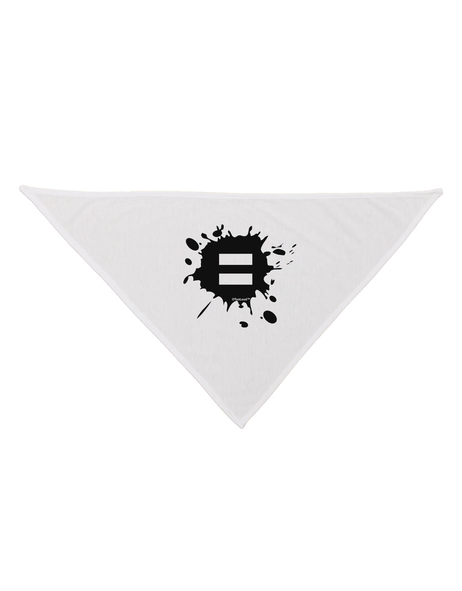 Equal Paint Splatter Dog Bandana 26 by TooLoud-Dog Bandana-TooLoud-White-One-Size-Fits-Most-Davson Sales