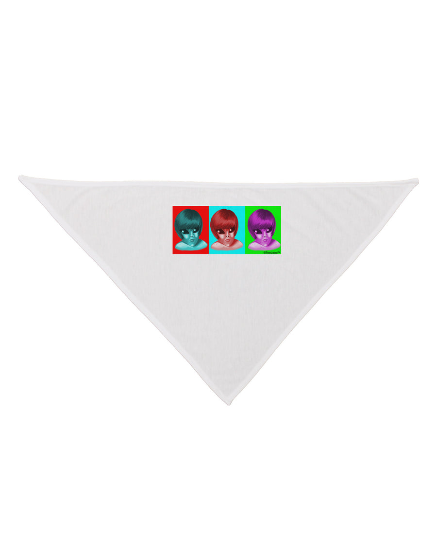 Extraterrestial Pop-art #1 Dog Bandana 26 by TooLoud-Dog Bandana-TooLoud-White-One-Size-Fits-Most-Davson Sales