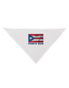 Distressed Puerto Rico Flag Dog Bandana 26-Dog Bandana-TooLoud-White-One-Size-Fits-Most-Davson Sales