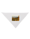 Colorado Postcard Gentle Sunrise Dog Bandana 26&#x22; by-Dog Bandana-TooLoud-White-One-Size-Fits-Most-Davson Sales