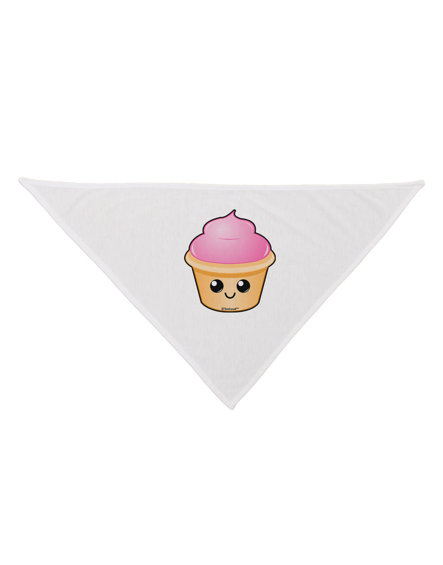 Cute Cupcake Design #2 Dog Bandana 26 by TooLoud-Dog Bandana-TooLoud-White-One-Size-Fits-Most-Davson Sales