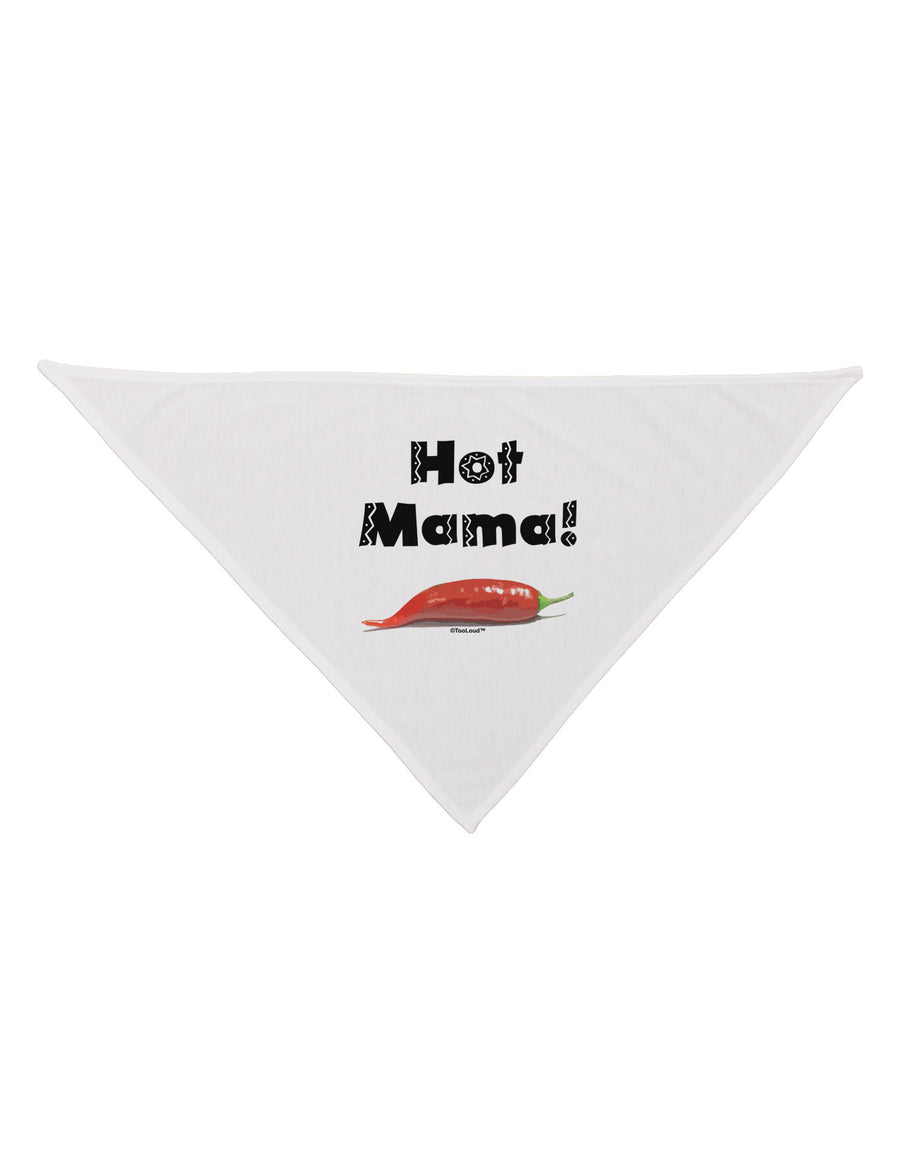 Hot Mama Chili Pepper Dog Bandana 26"-Dog Bandana-TooLoud-White-One-Size-Fits-Most-Davson Sales