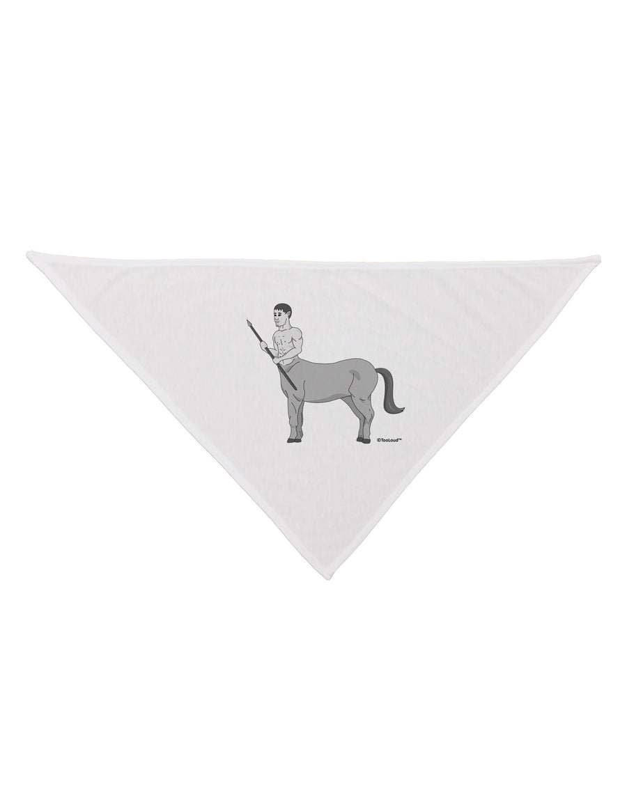 Greek Mythology Centaur Design - Grayscale Dog Bandana 26 by TooLoud-Dog Bandana-TooLoud-White-One-Size-Fits-Most-Davson Sales