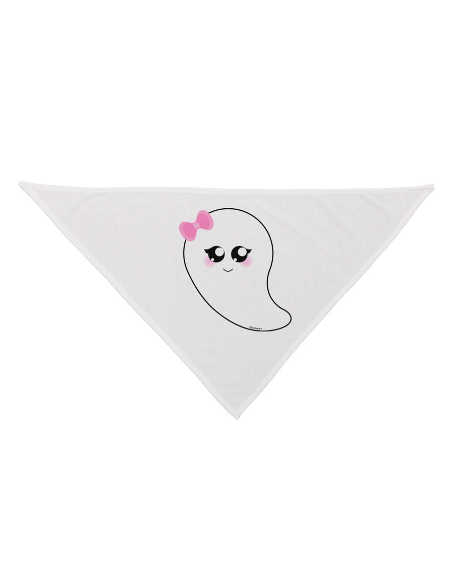 Cute Girl Ghost Halloween Dog Bandana 26-Dog Bandana-TooLoud-White-One-Size-Fits-Most-Davson Sales