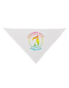 Mermaids Have More Fun - Beachy Colors Dog Bandana 26-Dog Bandana-TooLoud-White-One-Size-Fits-Most-Davson Sales