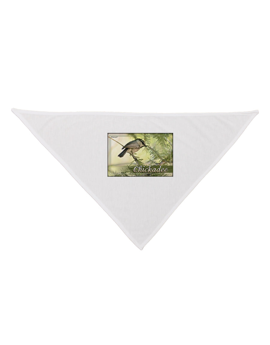 CO Chickadee with Text Dog Bandana 26-Dog Bandana-TooLoud-White-One-Size-Fits-Most-Davson Sales