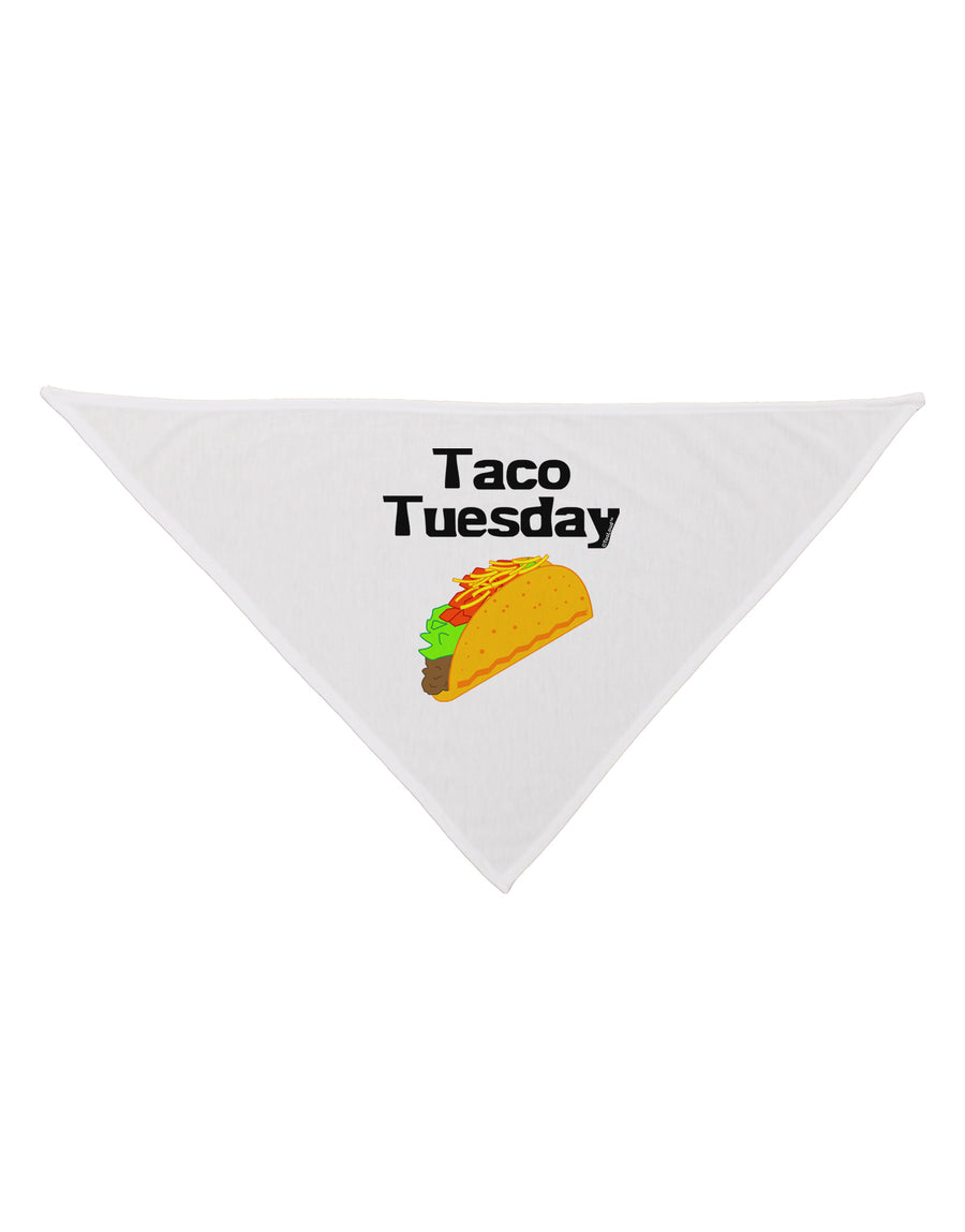 Taco Tuesday Design Dog Bandana 26 by TooLoud-Dog Bandana-TooLoud-White-One-Size-Fits-Most-Davson Sales