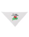 Nice to be Naughty Dog Bandana 26-Dog Bandana-TooLoud-White-One-Size-Fits-Most-Davson Sales