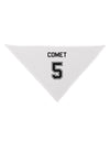 Reindeer Jersey - Comet 5 Dog Bandana 26-Dog Bandana-TooLoud-White-One-Size-Fits-Most-Davson Sales