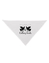 Four Calling Birds Text Dog Bandana 26-Dog Bandana-TooLoud-White-One-Size-Fits-Most-Davson Sales