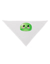 Cute RPG Slime - Green Dog Bandana 26 by TooLoud-Dog Bandana-TooLoud-White-One-Size-Fits-Most-Davson Sales