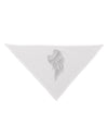 Single Right Angel Wing Design - Couples Dog Bandana 26-Dog Bandana-TooLoud-White-One-Size-Fits-Most-Davson Sales