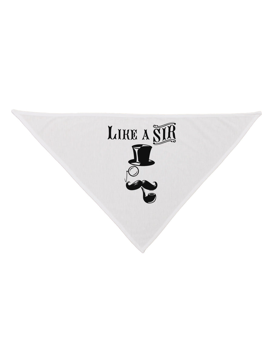 Like A Sir - Super Classy Dog Bandana 26-Dog Bandana-TooLoud-White-One-Size-Fits-Most-Davson Sales