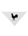 Rooster Silhouette Design Dog Bandana 26-Dog Bandana-TooLoud-White-One-Size-Fits-Most-Davson Sales