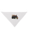 Laying Black Bear Cutout Dog Bandana 26-Dog Bandana-TooLoud-White-One-Size-Fits-Most-Davson Sales