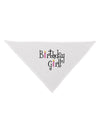 Birthday Girl - Birthday Candles Dog Bandana 26 by TooLoud-Dog Bandana-TooLoud-White-One-Size-Fits-Most-Davson Sales