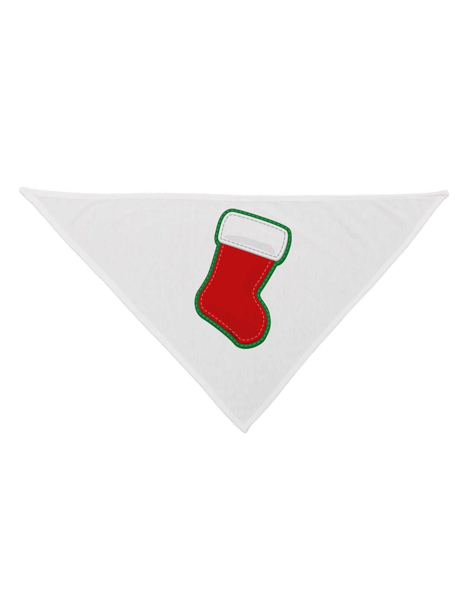 Cute Faux Applique Christmas Stocking Dog Bandana 26-Dog Bandana-TooLoud-White-One-Size-Fits-Most-Davson Sales