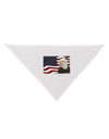 Patriotic USA Flag with Bald Eagle Dog Bandana 26 by TooLoud-Dog Bandana-TooLoud-White-One-Size-Fits-Most-Davson Sales