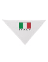 Italian Flag - Italy Text Dog Bandana 26 by TooLoud-Dog Bandana-TooLoud-White-One-Size-Fits-Most-Davson Sales