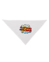 Captain Awesome - Superhero Style Dog Bandana 26 by TooLoud-Dog Bandana-TooLoud-White-One-Size-Fits-Most-Davson Sales