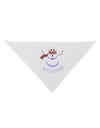 Snowman - Happy Holidays Dog Bandana 26-Dog Bandana-TooLoud-White-One-Size-Fits-Most-Davson Sales