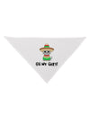 Oh My Gato - Cinco De Mayo Dog Bandana 26"-Dog Bandana-TooLoud-White-One-Size-Fits-Most-Davson Sales