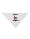 Let's Get Smashed Pinata Dog Bandana 26-Dog Bandana-TooLoud-White-One-Size-Fits-Most-Davson Sales