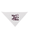 World's Best Dog Mom Dog Bandana 26 by TooLoud-Dog Bandana-TooLoud-White-One-Size-Fits-Most-Davson Sales