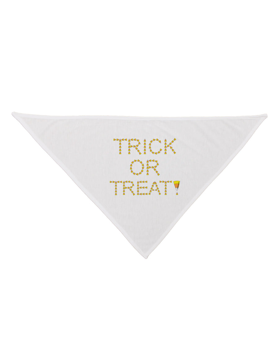 Trick or Treat Candy Corn Halloween Dog Bandana 26-Dog Bandana-TooLoud-White-One-Size-Fits-Most-Davson Sales