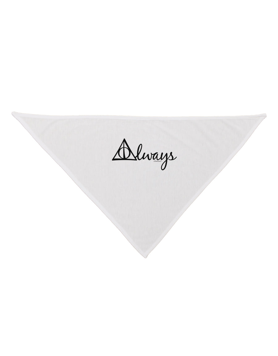 Always Magic Symbol Cursive Dog Bandana 26 by TooLoud-Dog Bandana-TooLoud-White-One-Size-Fits-Most-Davson Sales