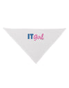 IT Girl Dog Bandana 26-Dog Bandana-TooLoud-White-One-Size-Fits-Most-Davson Sales