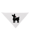 Cute Rudolph Silhouette - Christmas Dog Bandana 26 by TooLoud-Dog Bandana-TooLoud-White-One-Size-Fits-Most-Davson Sales