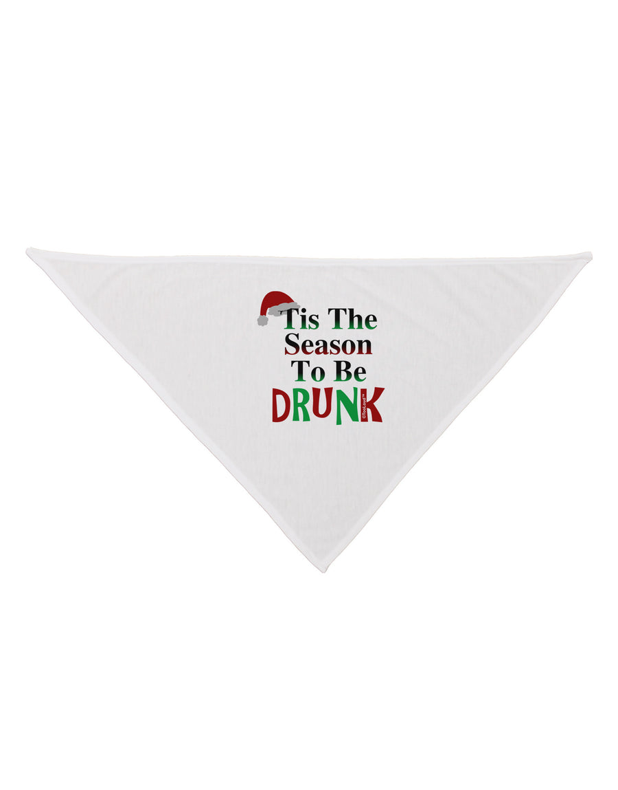 Season To Be Drunk Dog Bandana 26-Dog Bandana-TooLoud-White-One-Size-Fits-Most-Davson Sales