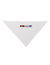 Hashtag Trumpit Dog Bandana 26"-Dog Bandana-TooLoud-White-One-Size-Fits-Most-Davson Sales