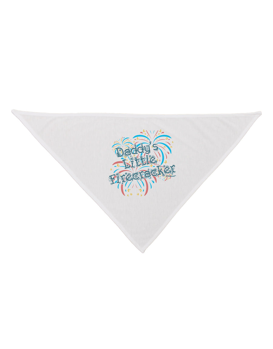 Daddy's Little Firecracker Dog Bandana 26-Dog Bandana-TooLoud-White-One-Size-Fits-Most-Davson Sales