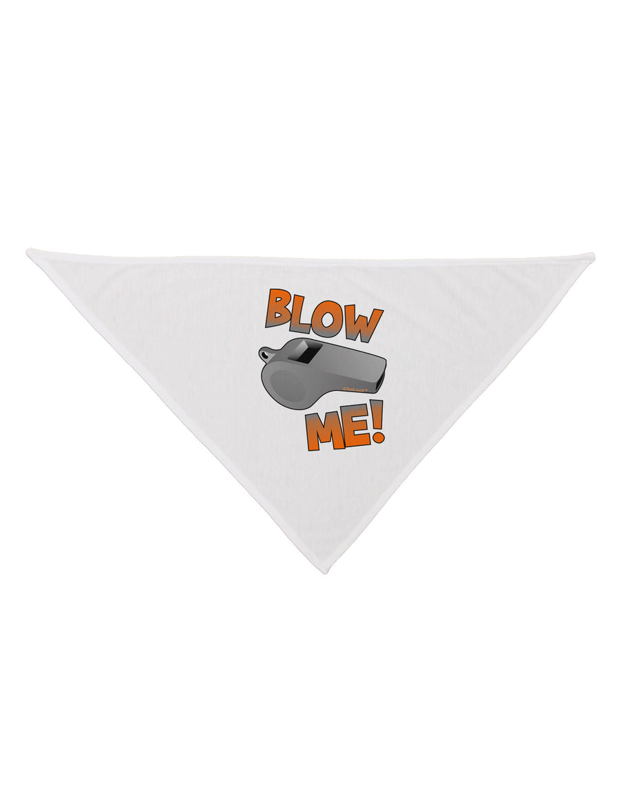 Blow Me Whistle Dog Bandana 26-Dog Bandana-TooLoud-White-One-Size-Fits-Most-Davson Sales