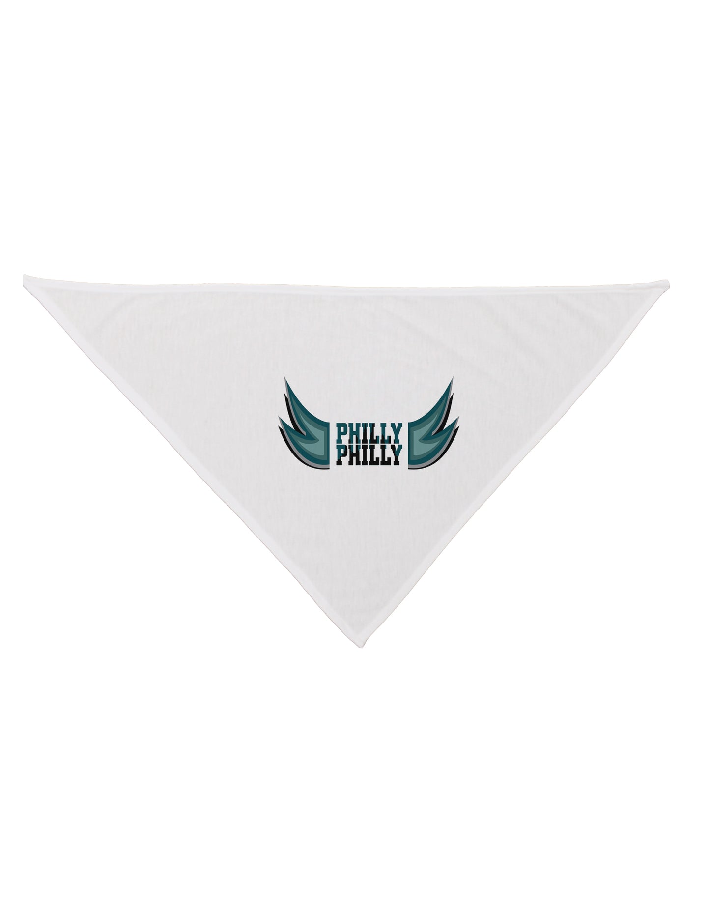 Philly Philly Funny Beer Drinking Dog Bandana 26 by TooLoud-Dog Bandana-TooLoud-White-One-Size-Fits-Most-Davson Sales