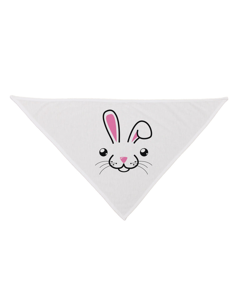 Cute Bunny Face Dog Bandana 26-Dog Bandana-TooLoud-White-One-Size-Fits-Most-Davson Sales