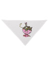 TooLoud Matching Pho Eva Pink Pho Bowl Dog Bandana 26 Inch-Dog Bandana-TooLoud-White-One-Size-Fits-Most-Davson Sales