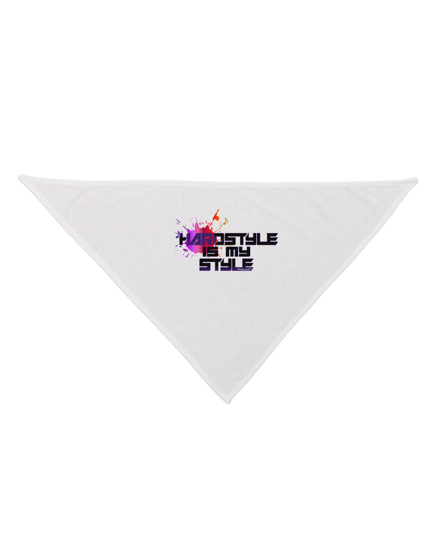 Hardstyle Is My Style Dog Bandana 26-Dog Bandana-TooLoud-White-One-Size-Fits-Most-Davson Sales