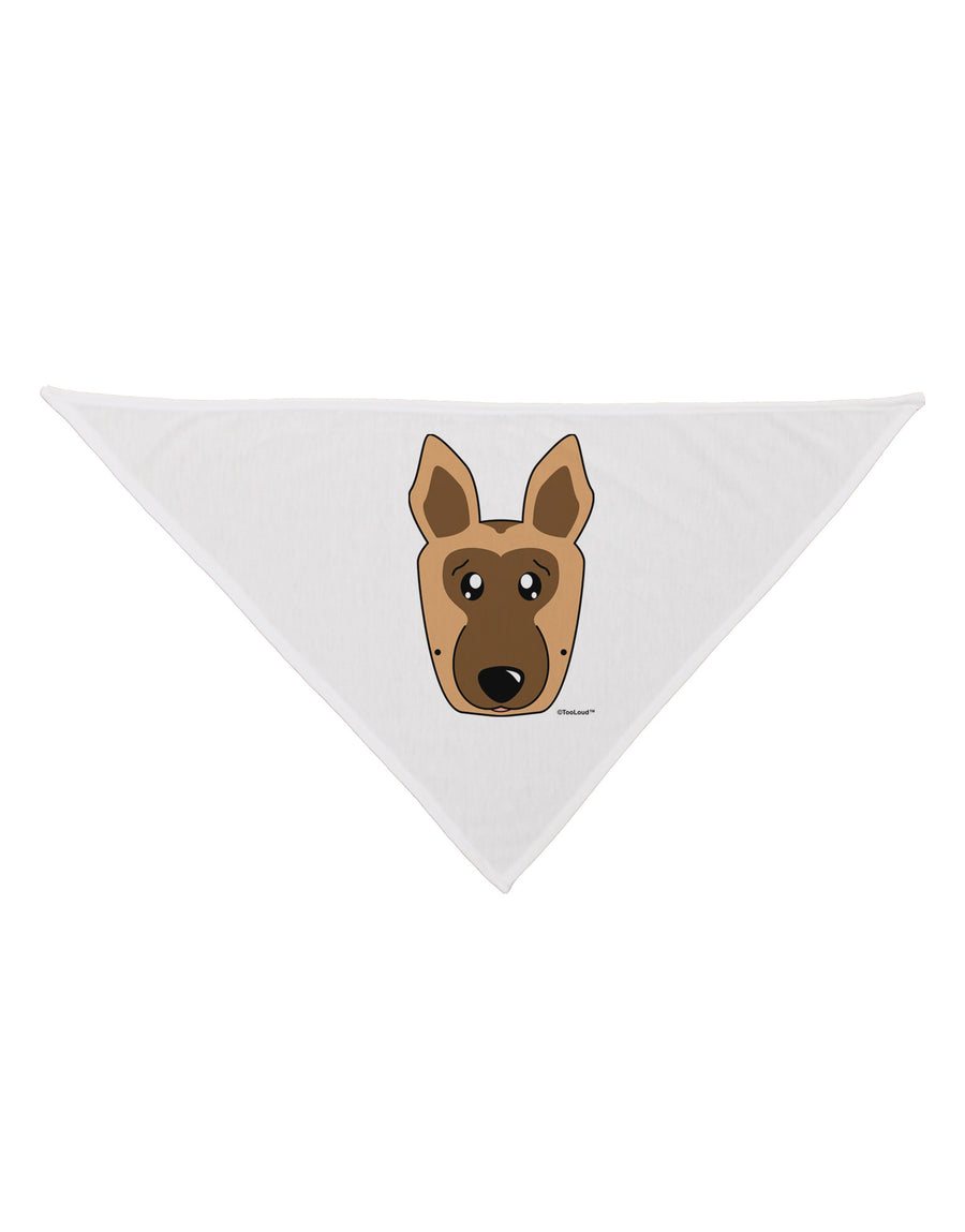 Cute German Shepherd Dog Dog Bandana 26 by TooLoud-Dog Bandana-TooLoud-White-One-Size-Fits-Most-Davson Sales