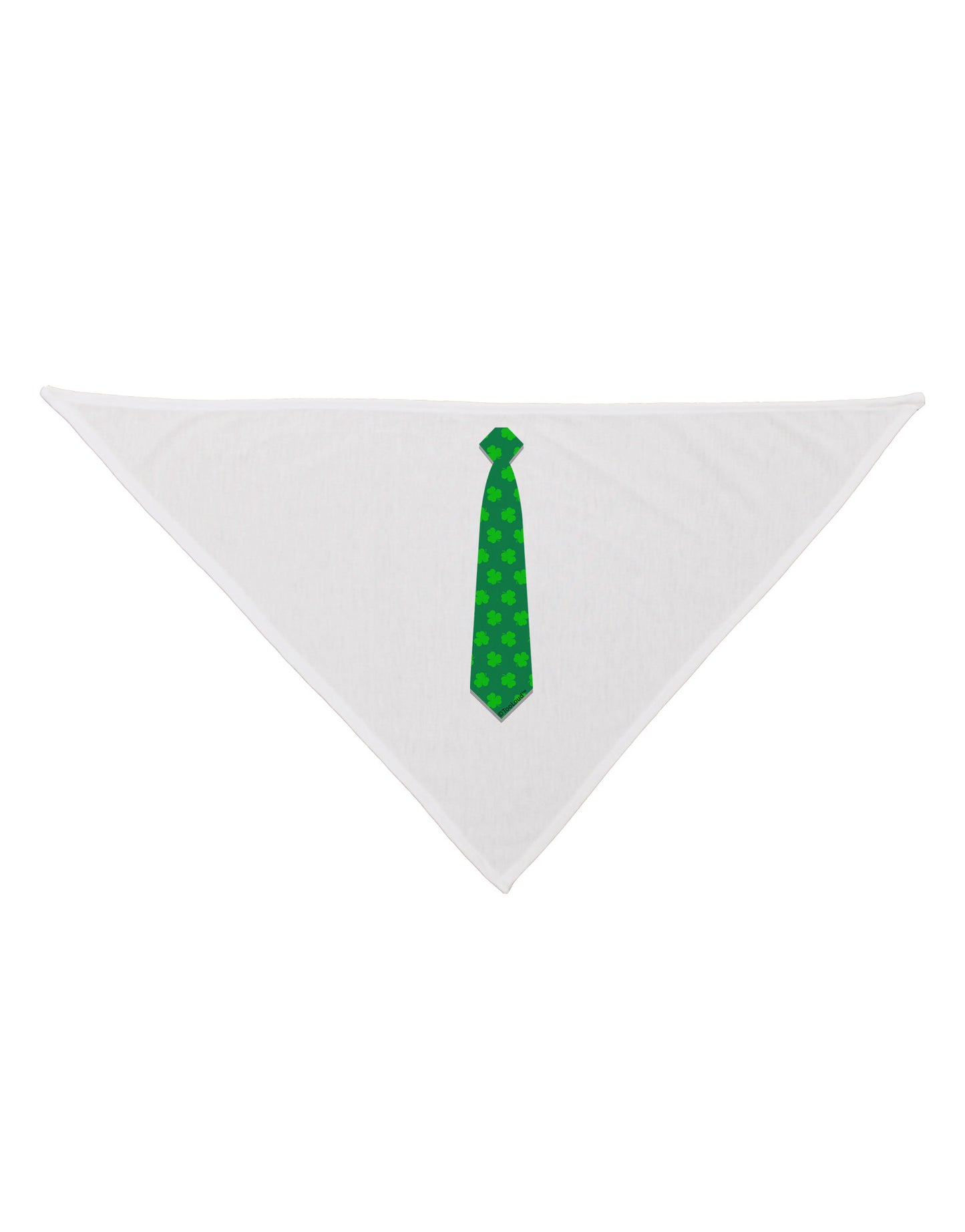 Clover Pattern Tie St Patrick's Day Dog Bandana 26-Dog Bandana-TooLoud-White-One-Size-Fits-Most-Davson Sales