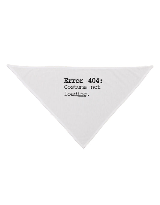 Error 404 Costume Distressed Dog Bandana 26-Dog Bandana-TooLoud-White-One-Size-Fits-Most-Davson Sales