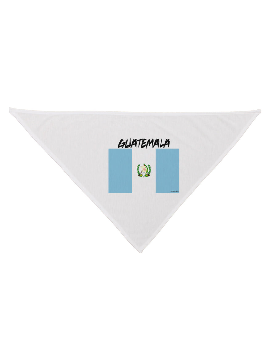 Guatamelan Flag Design Dog Bandana 26 by TooLoud-Dog Bandana-TooLoud-White-One-Size-Fits-Most-Davson Sales