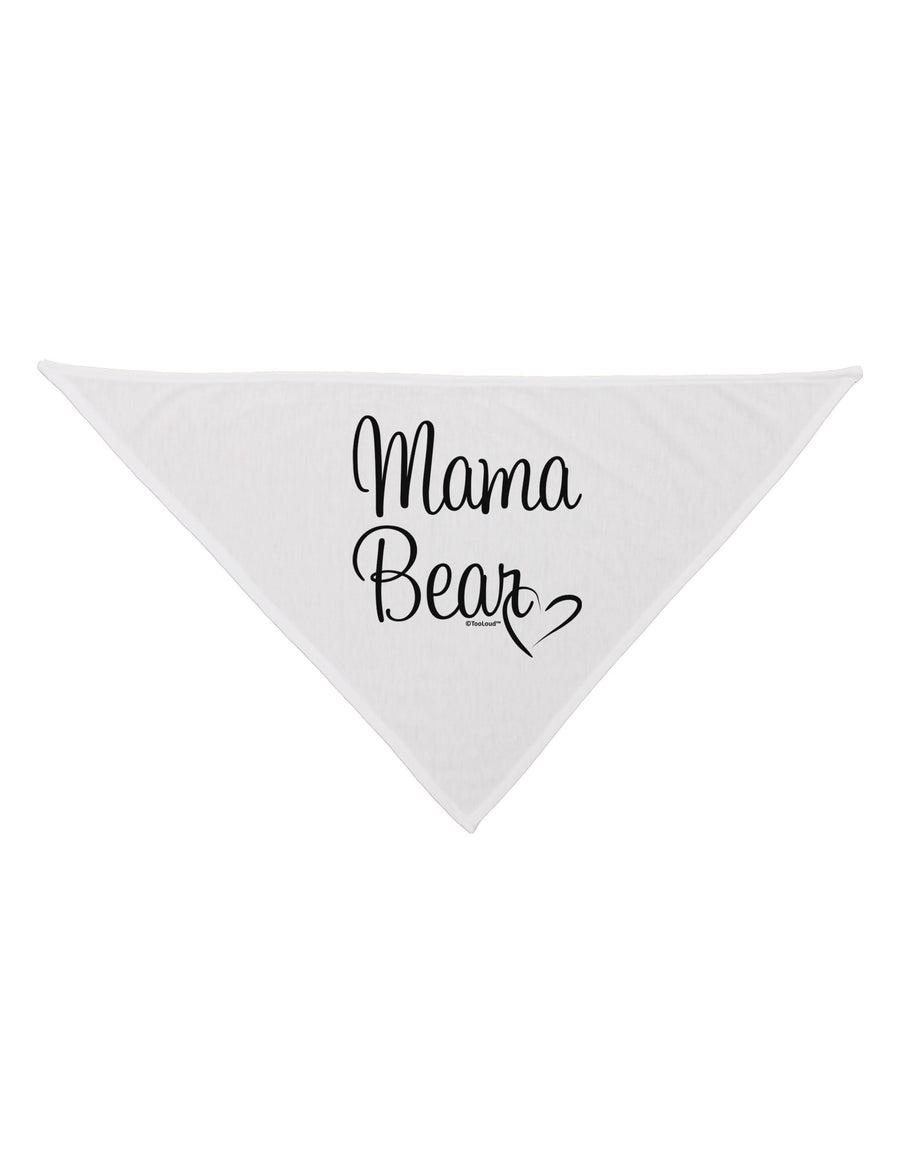 Mama Bear with Heart - Mom Design Dog Bandana 26-Dog Bandana-TooLoud-White-One-Size-Fits-Most-Davson Sales