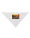 Colorado Sunset Watercolor Dog Bandana 26-Dog Bandana-TooLoud-White-One-Size-Fits-Most-Davson Sales