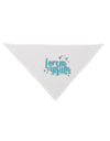 TooLoud Lorem Ipsum Dog Bandana 26 Inch-Dog Bandana-TooLoud-White-One-Size-Fits-Most-Davson Sales