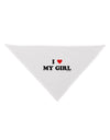 I Heart My Girl - Matching Couples Design Dog Bandana 26 by TooLoud-Dog Bandana-TooLoud-White-One-Size-Fits-Most-Davson Sales